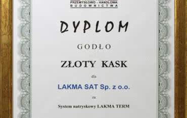 Systemy natryskowe Lakma Term nagrodzone