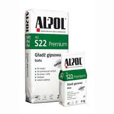 Gładź gipsowa biała PREMIUM AG S22 P